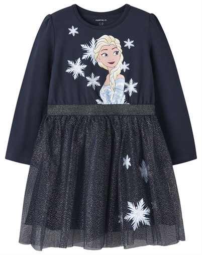 Name It - NMFOsimi Frozen Tulle Kleid - Navy Blazer